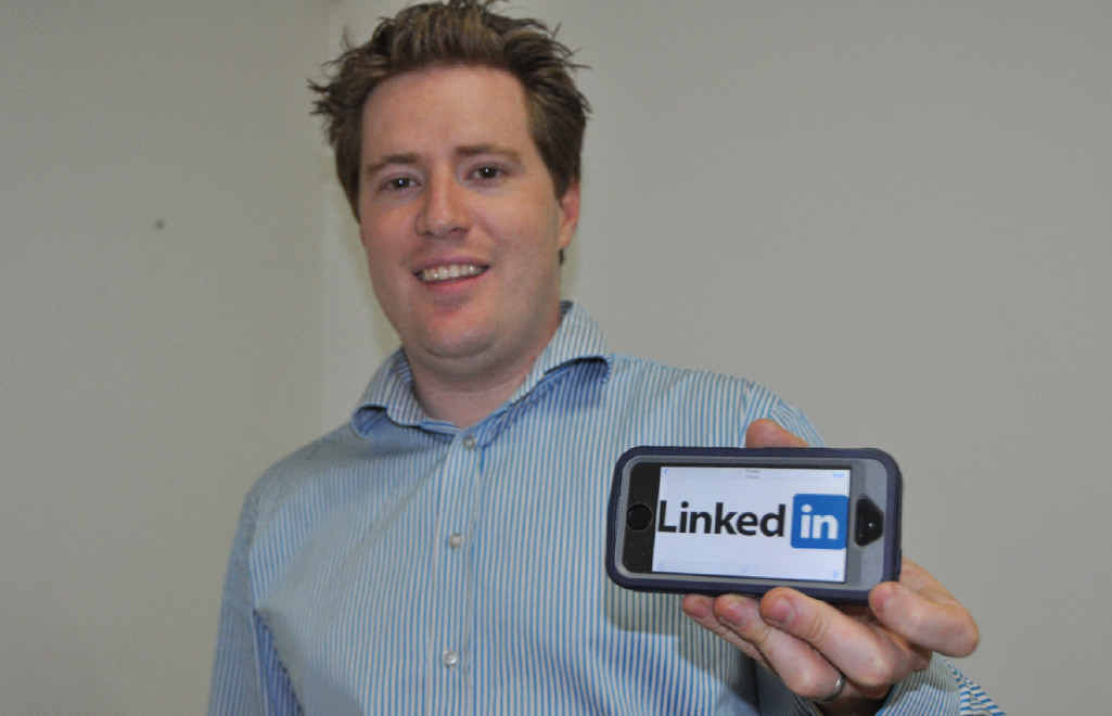 BUSINESS LINKS: Business Network of Warwick co-founder Brendan Goleby is encouraging Rose City businesses and residents to reap the benefits of networking through LinkedIn.